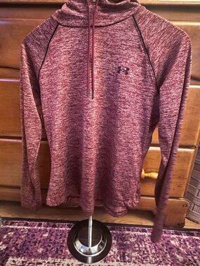 Under Armour Heathered Maroon Hoodie
